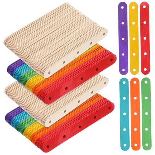 DIYEAH 200 Stück Teiliges Bunte Eisstiele mit Löchern Natürliche Holz und Farbige Popsicle Sticks Vielseitige Bastelstäbe für Diy Lutscher Eiscreme Kreative Handwerksprojekte DIYEAH 200 Stück Teiliges Bunte Eisstiele mit Löchern Natürliche Holz und Farbige Popsicle Sticks Vielseitige Bastelstäbe für Diy Lutscher Eiscreme Kreative Handwerksprojekte von DIYEAH