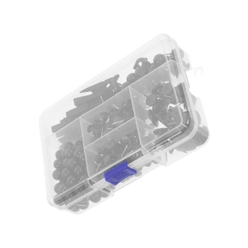 DIYEAH 200 Stück Teiliges Heavy Duty Push Pin Set mit Haken und Clips Stabile Edelstahl und Abs Stecknadeln für Pinnwand Büro und Dekoration Klare rutschfeste Reißzwecken für Fotos DIYEAH 200 Stück Teiliges Heavy Duty Push Pin Set mit Haken und Clips Stabile Edelstahl und Abs Stecknadeln für Pinnwand Büro und Dekoration Klare rutschfeste Reißzwecken für Fotos von DIYEAH