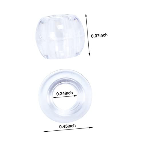 DIYEAH 200 Stück Transparente Dreadlocks Haarring Perlen Klarer Haarschmuck für Zöpfe Dreadlock Braiding Accessoires Party und Hochzeitsdekoration DIY Haarverlängerung Zubehör DIYEAH 200 Stück Transparente Dreadlocks Haarring Perlen Klarer Haarschmuck für Zöpfe Dreadlock Braiding Accessoires Party und Hochzeitsdekoration DIY Haarverlängerung Zubehör von DIYEAH