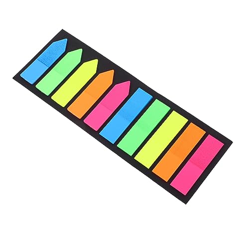 DIYEAH 2000 Blatt Haftnotizen Selbstklebende Index Tabs für Büro und Schule Praktische Lesezeichen und Etiketten Vielseitige Nutzung für Notizen und Markierungen von DIYEAH