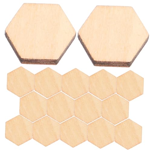 DIYEAH 200Stück Buchenholz Sechseckige Holzformen für DIY Basteln und Weihnachtsdekoration Hölzerne Ornamente für Handarbeiten mit Familie und Freunden DIYEAH 200Stück Buchenholz Sechseckige Holzformen für DIY Basteln und Weihnachtsdekoration Hölzerne Ornamente für Handarbeiten mit Familie und Freunden von DIYEAH