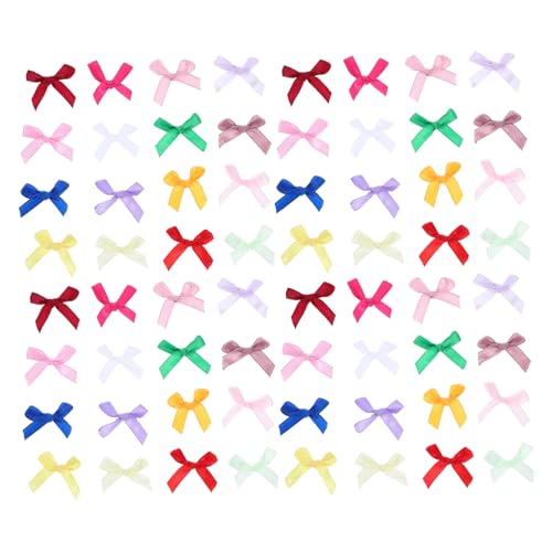 DIYEAH 200Stücke Satinband Schleifen für Puppen und Dekoration Bunte Handgemachte Bögen für Kostüme Partybedarf und Festliche Anlässe Mixed Color DIYEAH 200Stücke Satinband Schleifen für Puppen und Dekoration Bunte Handgemachte Bögen für Kostüme Partybedarf und Festliche Anlässe Mixed Color von DIYEAH