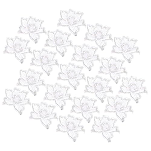 DIYEAH 20St Clothing embroidery patch Sew cloth decor Decorative patch Attractive patch Sew-on patch Aufkleber annähen kleine Hochzeit Kleiderflicken Kleiderapplikation Polyestergarn Weiß DIYEAH 20St Clothing embroidery patch Sew cloth decor Decorative patch Attractive patch Sew-on patch Aufkleber annähen kleine Hochzeit Kleiderflicken Kleiderapplikation Polyestergarn Weiß von DIYEAH