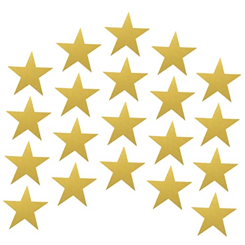 DIYEAH 20Stücke Handgefertigte Papierausschnitte Form von Fünfzackigen Sternen Wanddekoration für Klassenzimmer DIY Projekte und Scrapbooking Goldene Glitzer Sicher DIYEAH 20Stücke Handgefertigte Papierausschnitte Form von Fünfzackigen Sternen Wanddekoration für Klassenzimmer DIY Projekte und Scrapbooking Goldene Glitzer Sicher von DIYEAH