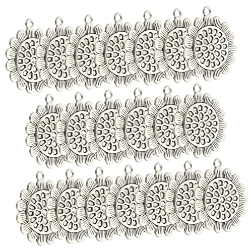 DIYEAH 20Stücke Kompakte Strass Anhänger Pendellabletts Legierung für DIY Schmuckherstellung Sonnenblumen Design für Schmuckprojekte für Personalisierte DIYEAH 20Stücke Kompakte Strass Anhänger Pendellabletts Legierung für DIY Schmuckherstellung Sonnenblumen Design für Schmuckprojekte für Personalisierte von DIYEAH