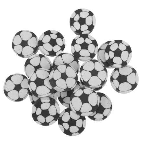 DIYEAH 20Stücke Radiergummis Fußballform Verschleißfest Klassenzimmerpreise Partygeschenke Bezaubernde Radierer für Schüler Belohnen und Motivieren von DIYEAH