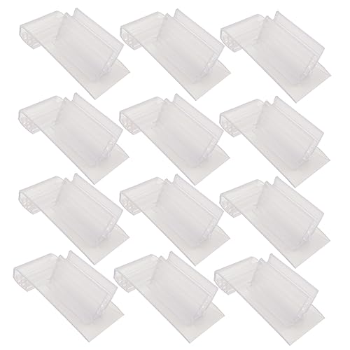 DIYEAH 20Stücke Transparente PVC Etikettenhalter für Werbeordner Multifunktionale Weichzahnklemme für Supermärkte Geschäfte und Einzelhandel von DIYEAH