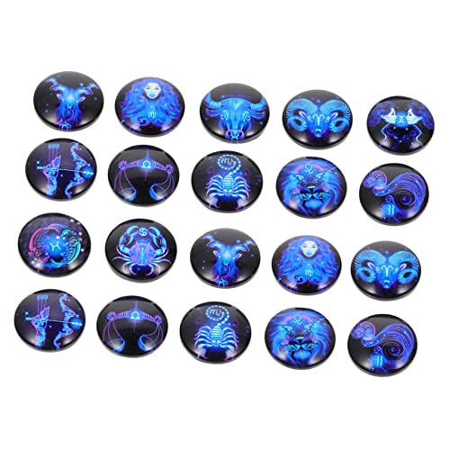 DIYEAH Craft Patch 20 Stück Runde Glas-patches Für Schmuck Dekorativ Elegant DIYEAH Craft Patch 20 Stück Runde Glas-patches Für Schmuck Dekorativ Elegant von DIYEAH