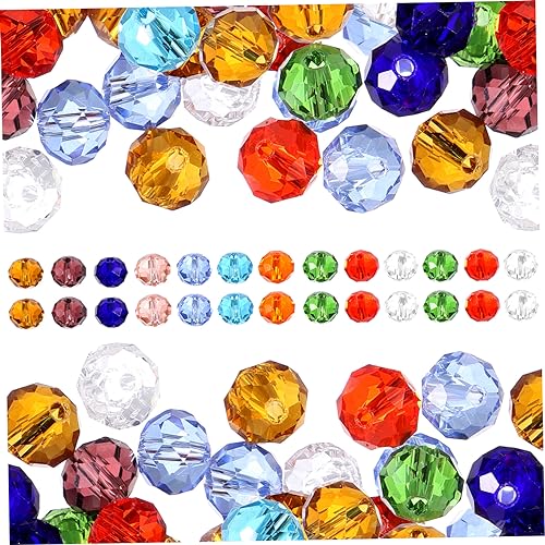 DIYEAH 210Stücke DIY Glasperlen Transparente Diamant Abstandsperlen für Schmuckherstellung Basteln Dekoration mit Perlen Vielseitig Einsetzbar DIYEAH 210Stücke DIY Glasperlen Transparente Diamant Abstandsperlen für Schmuckherstellung Basteln Dekoration mit Perlen Vielseitig Einsetzbar von DIYEAH