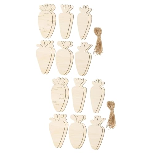 DIYEAH 24 Sätze Teiliges DIY Karotten Holzanhänger Set Natürliche Holzscheiben zum Bemalen Basteln Osterdeko Robuste Karottenrohlinge für Kreative Herbstdekoration Handliche Holzfiguren DIYEAH 24 Sätze Teiliges DIY Karotten Holzanhänger Set Natürliche Holzscheiben zum Bemalen Basteln Osterdeko Robuste Karottenrohlinge für Kreative Herbstdekoration Handliche Holzfiguren von DIYEAH