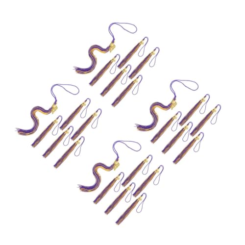 DIYEAH 24 Stck. Abschluss Quaste Anhänger für Bachelor Hut Einfache Befestigung Tassel Charms für Graduation Gown für Abschlussfeiern Partys und Hochschulveranstaltungen DIYEAH 24 Stck. Abschluss Quaste Anhänger für Bachelor Hut Einfache Befestigung Tassel Charms für Graduation Gown für Abschlussfeiern Partys und Hochschulveranstaltungen von DIYEAH