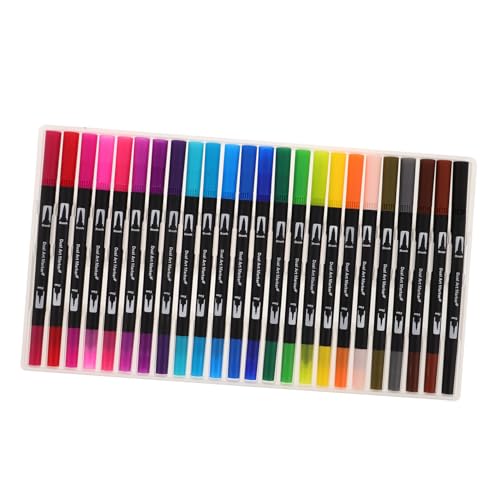 DIYEAH 24 Stück Aquarellpinsel-set Planermarker Wasserpinsel Abwaschbarer Marker Pinselmarker Markierungen Mit Zwei Spitzen Handbeschriftungsstifte Aquarellstifte Black Pp-kunststoff DIYEAH 24 Stück Aquarellpinsel-set Planermarker Wasserpinsel Abwaschbarer Marker Pinselmarker Markierungen Mit Zwei Spitzen Handbeschriftungsstifte Aquarellstifte Black Pp-kunststoff von DIYEAH