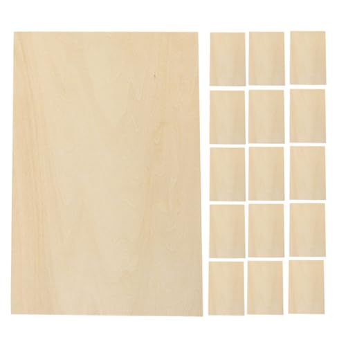 DIYEAH 24 Stück Bastelzubehör selber machen holzbretter holzplatten Holzhandwerk Lindensperrholz Handwerker Leerzeichen rustikal Holzscheiben zum Basteln rechteckige Holzscheiben Beige DIYEAH 24 Stück Bastelzubehör selber machen holzbretter holzplatten Holzhandwerk Lindensperrholz Handwerker Leerzeichen rustikal Holzscheiben zum Basteln rechteckige Holzscheiben Beige von DIYEAH