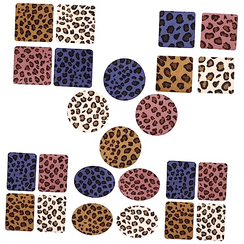 DIYEAH 24 Stück Haltbare Leopard Muster Patches für Kleidung Dekorative Aufnäher zum Aufbügeln für Taschen Hüte Schuhe zur Reparatur und Verzierung DIYEAH 24 Stück Haltbare Leopard Muster Patches für Kleidung Dekorative Aufnäher zum Aufbügeln für Taschen Hüte Schuhe zur Reparatur und Verzierung von DIYEAH