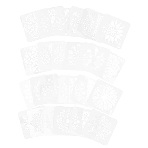 DIYEAH 24 Stück Mandala-Vorlage sprühlack sprühfarbe wanddeckoration weichnachtsdekoration wiederverwendbar Blumenschablone dekorative Graffiti-Schablonen Zeichnungsvorlagen das Haustier DIYEAH 24 Stück Mandala-Vorlage sprühlack sprühfarbe wanddeckoration weichnachtsdekoration wiederverwendbar Blumenschablone dekorative Graffiti-Schablonen Zeichnungsvorlagen das Haustier von DIYEAH