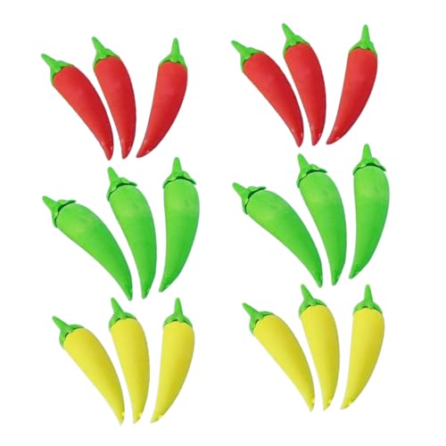 DIYEAH 24 Stück Pfefferradierer Künstliche Früchte Chili-pfeffer-mittelstück Fruchtradierer Für Mini Paprika Belohnungen Im Klassenzimmer Mini Lebensmittel Radiergummis DIYEAH 24 Stück Pfefferradierer Künstliche Früchte Chili-pfeffer-mittelstück Fruchtradierer Für Mini Paprika Belohnungen Im Klassenzimmer Mini Lebensmittel Radiergummis von DIYEAH