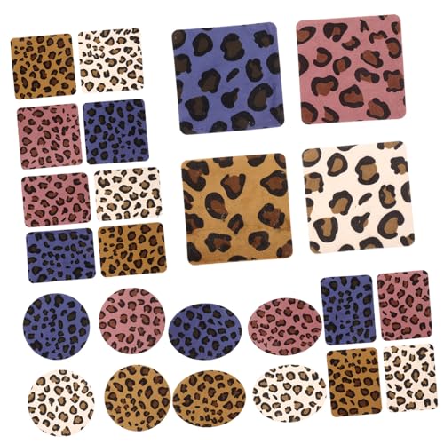 DIYEAH 24 Stück Pflaster Mit Leoparden Muster Kleidungsflecken Für Den Täglichen Gebrauch Hüte Für Patch Zeltplatz Flicken Für Jacken Leoparden-kleidungsflicken Stolz Hut Polyester von DIYEAH