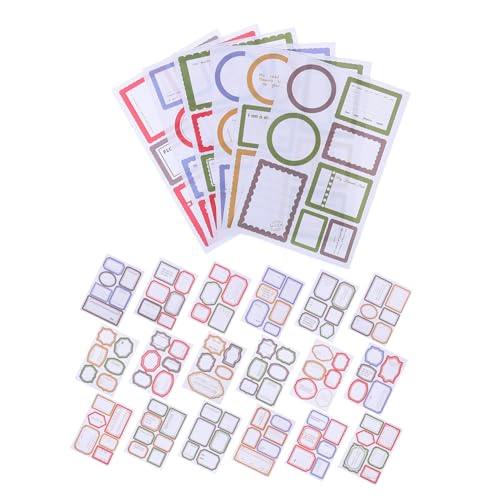 DIYEAH 24 Stück Selbstklebende Notizblätter Handbuch Aufkleber für Tagebuchdekoration Tragbare Memo Pads für Notizbücher und Planer Diy Kunstetiketten von DIYEAH