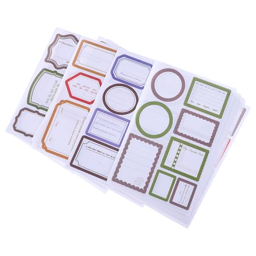 DIYEAH 24 Stück Selbstklebende Notizblätter mit Einzigartigem Praktische Memo Pads für Journaling Scrapbooking und Diy Kunstprojekte Kreative Bürobedarf für Notizbücher und Planer von DIYEAH