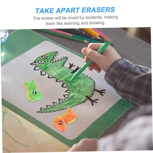 DIYEAH 24 Stück Teiliges Dinosaurier Radiergummi Mini Tier radiergummis Abnehmbar Lustige Schulradiergummis für Schüler Büro Geschenk für Jungen und Mädchen DIYEAH 24 Stück Teiliges Dinosaurier Radiergummi Mini Tier radiergummis Abnehmbar Lustige Schulradiergummis für Schüler Büro Geschenk für Jungen und Mädchen von DIYEAH