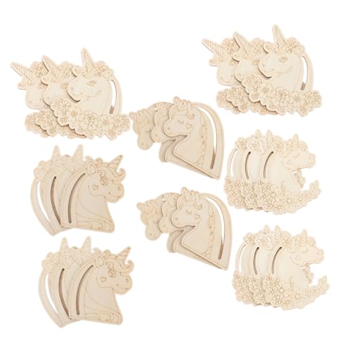 DIYEAH 24 Stück Teiliges Einhorn Holzscheiben Naturbelassene Bastelholz Platten Blanko DIY Holzfiguren zum Bemalen und Gestalten Robuste Holzplanken für Kreative Handwerksprojekte und DIYEAH 24 Stück Teiliges Einhorn Holzscheiben Naturbelassene Bastelholz Platten Blanko DIY Holzfiguren zum Bemalen und Gestalten Robuste Holzplanken für Kreative Handwerksprojekte und von DIYEAH