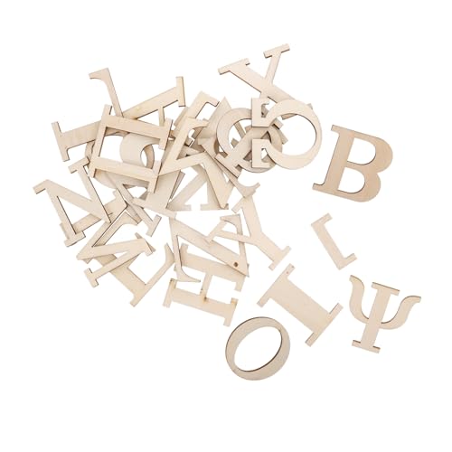 DIYEAH 24 Stück Teiliges Unbehandelte Holzbuchstaben Alphabet Lernspielzeug für Natürliche Holzbuchstaben zum Basteln Vielseitige DIY Buchstaben für Klassenzimmer und Heimdekoration DIYEAH 24 Stück Teiliges Unbehandelte Holzbuchstaben Alphabet Lernspielzeug für Natürliche Holzbuchstaben zum Basteln Vielseitige DIY Buchstaben für Klassenzimmer und Heimdekoration von DIYEAH