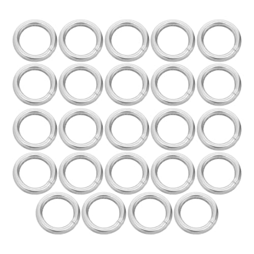 DIYEAH 24 Stück kleine Metallkreise: 4 mm Edelstahl-O-Ringe, geschweißte Metallschlaufe – DIY-Bastelreifen zur Kranzherstellung, Traumfänger-Schmuckteile DIYEAH 24 Stück kleine Metallkreise: 4 mm Edelstahl-O-Ringe, geschweißte Metallschlaufe – DIY-Bastelreifen zur Kranzherstellung, Traumfänger-Schmuckteile von DIYEAH