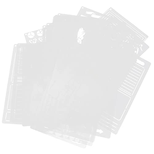 DIYEAH 24-teiliges A5-Planer-schablonen-Set Für Journale Zeichenbretter Malschablonen Für Bastelarbeiten Dekorative Vorlagen von DIYEAH