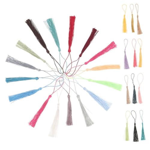 DIYEAH 240 Stück Teiliges Mini Quasten in Bunten Farben Weiche Leichte Anhänger für DIY Basteln Lesezeichen Schmuckherstellung Abschlusskappen und Kreative Handarbeiten Zufällige Farbe DIYEAH 240 Stück Teiliges Mini Quasten in Bunten Farben Weiche Leichte Anhänger für DIY Basteln Lesezeichen Schmuckherstellung Abschlusskappen und Kreative Handarbeiten Zufällige Farbe von DIYEAH