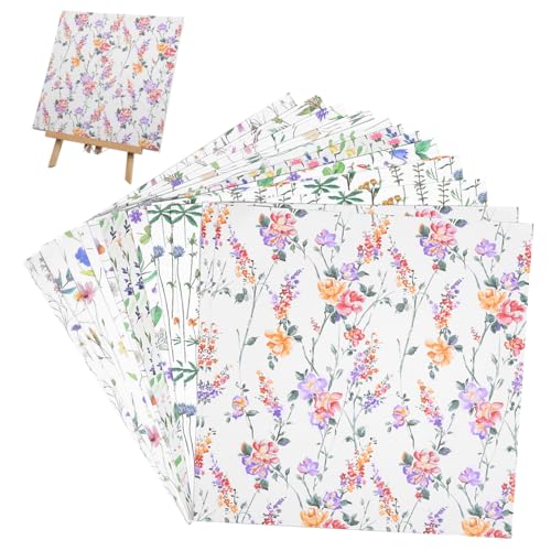 DIYEAH 24Blätter Blumenmuster Scrapbook Papier Dekoratives Bastelpapier Für Projekte Ästhetisches Design Für Journaling Und Kartenherstellung Motive DIYEAH 24Blätter Blumenmuster Scrapbook Papier Dekoratives Bastelpapier Für Projekte Ästhetisches Design Für Journaling Und Kartenherstellung Motive von DIYEAH