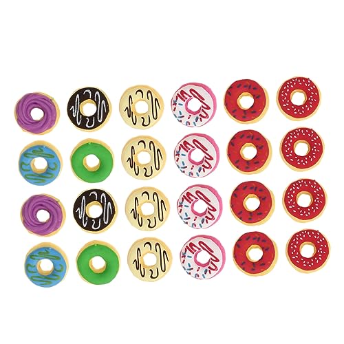 DIYEAH 24Stücke Bunte Kinderradiergummis Donut Eraser Charms Farbenfrohe Radiergummis für Mitgebsel für Geburtstagsfeiern und Schulgeschenke DIYEAH 24Stücke Bunte Kinderradiergummis Donut Eraser Charms Farbenfrohe Radiergummis für Mitgebsel für Geburtstagsfeiern und Schulgeschenke von DIYEAH