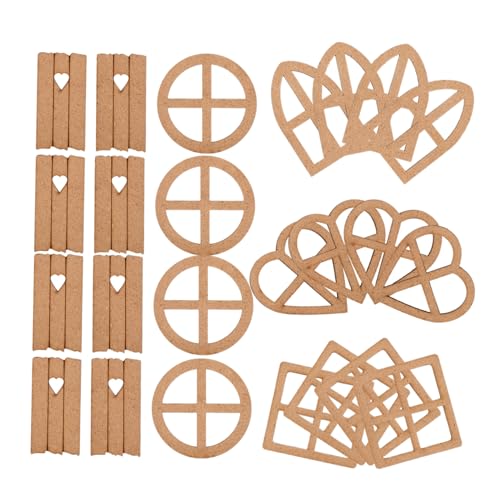 DIYEAH 24Stücke Hohle Holzausschnitte Unvollendete Holzscheiben für DIY Holzornamente für Dekoration Handwerk und Basteln Verschiedene Formen für Projekte DIYEAH 24Stücke Hohle Holzausschnitte Unvollendete Holzscheiben für DIY Holzornamente für Dekoration Handwerk und Basteln Verschiedene Formen für Projekte von DIYEAH