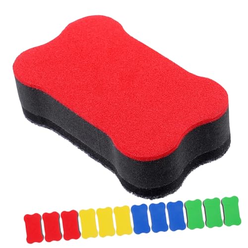 DIYEAH 24Stücke Magnetische Tafelradierer für Whiteboards Wiederverwendbare Trockene Radiergummis mit Ergonomischem Design für Langlebig von DIYEAH