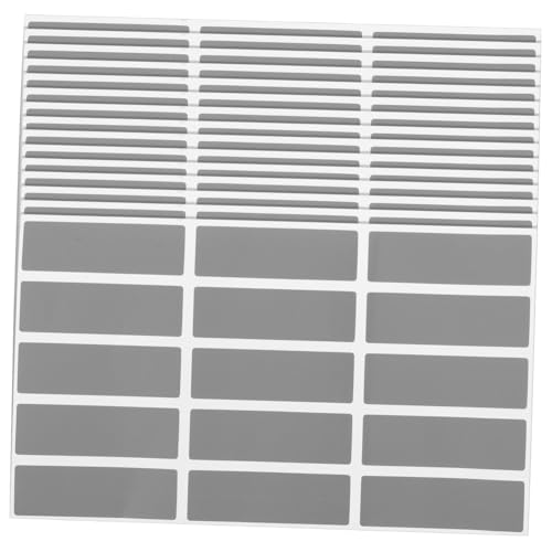 DIYEAH 25 Blatt Scratch Off Sticker Rechteckige Aufkleber Selbstklebend Belohnungsaufkleber für DIY Überraschungen Basteln mit Abziehbarer Silberfolie für Party und Events von DIYEAH