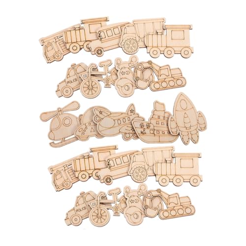 DIYEAH 25 Stück Holzauto-fahrzeug-bastelausschnitte Unlackierte Holzscheiben Für Jungen Und Mädchen Basteln Kreatives Spielen DIYEAH 25 Stück Holzauto-fahrzeug-bastelausschnitte Unlackierte Holzscheiben Für Jungen Und Mädchen Basteln Kreatives Spielen von DIYEAH