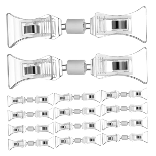 DIYEAH 25 Stück Schildhalter für Einzelhandel Drehbare Etikettenhalter für Preisschilder und Notizen Vielseitige Clips für Regale und Displays von DIYEAH