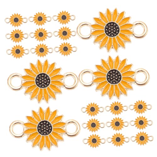 DIYEAH 25 Stück Teiliges Doppellochige Blumen Anhänger aus Langlebiger Legierung Vielseitige Schmuckverbinder für DIY Armbänder Halsketten Schlüsselanhänger und Kreative Bastelprojekte DIYEAH 25 Stück Teiliges Doppellochige Blumen Anhänger aus Langlebiger Legierung Vielseitige Schmuckverbinder für DIY Armbänder Halsketten Schlüsselanhänger und Kreative Bastelprojekte von DIYEAH