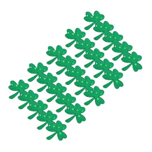 DIYEAH 25 Stück Teiliges Shamrock Set Leichtes Langlebiges DIY Ornament Grüne Kleeblatt Pailletten für Saint Patrick's Day Bastelprojekte und Kleidung Verzierung DIYEAH 25 Stück Teiliges Shamrock Set Leichtes Langlebiges DIY Ornament Grüne Kleeblatt Pailletten für Saint Patrick's Day Bastelprojekte und Kleidung Verzierung von DIYEAH