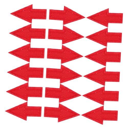 DIYEAH 25 Stück dekorative Aufkleber bestickter Stoff Patch bestickte Pfeilspatches Pfeilstickapparat Stoffflicken für die Reparatur von Kleidung Hemdaufnäher Polyester rot DIYEAH 25 Stück dekorative Aufkleber bestickter Stoff Patch bestickte Pfeilspatches Pfeilstickapparat Stoffflicken für die Reparatur von Kleidung Hemdaufnäher Polyester rot von DIYEAH