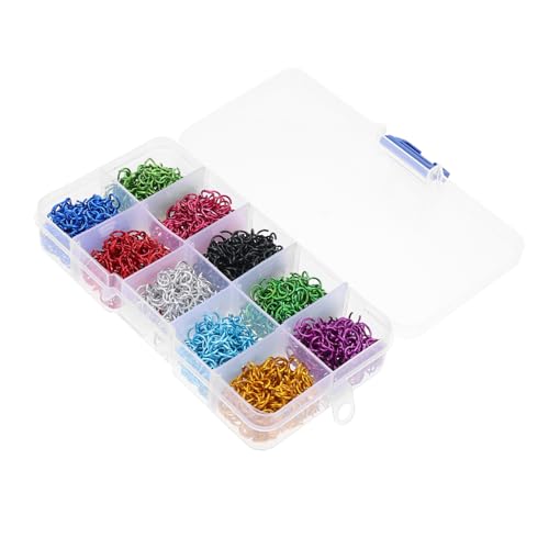 DIYEAH 250 Stück Spaltring Ringe runden Kette Biegering Sprungringöffner Draht Haken Wendel bastelskalpel schmuckwerkzeuge schlusselketten Biegering für DIY runde Ringverbinder Aluminium DIYEAH 250 Stück Spaltring Ringe runden Kette Biegering Sprungringöffner Draht Haken Wendel bastelskalpel schmuckwerkzeuge schlusselketten Biegering für DIY runde Ringverbinder Aluminium von DIYEAH