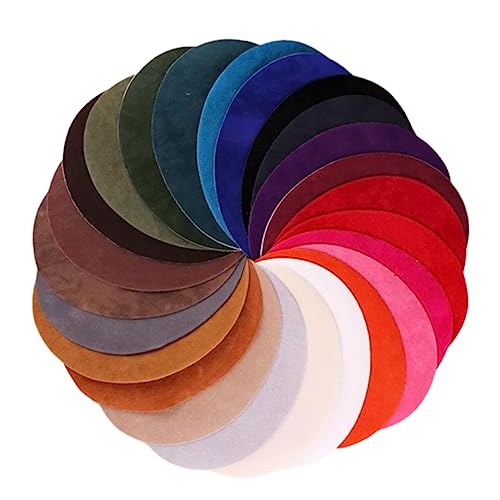 DIYEAH 25Stücke Ovaler Wildleder Patches für Kleidung Aufbügelbare Reparatur Patches für Pullover Jeans Mehr Dekorieren von Textilien von DIYEAH