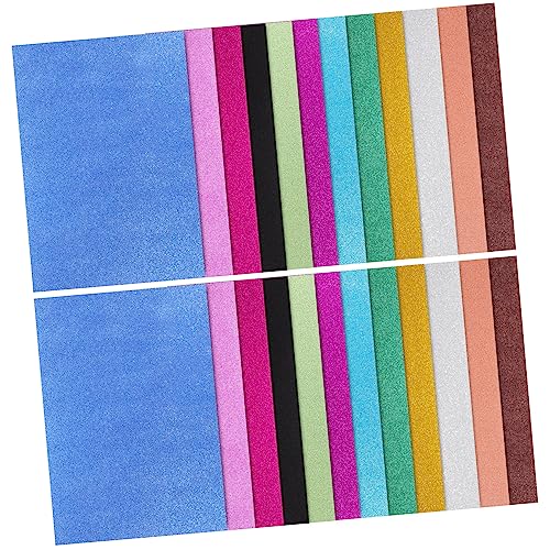 DIYEAH 26 Blatt Glitzerkartonpapier A4 Bunt Funkelnd für Bastelprojekte Einladungskarten Scrapbooking Heimdekoration DIYEAH 26 Blatt Glitzerkartonpapier A4 Bunt Funkelnd für Bastelprojekte Einladungskarten Scrapbooking Heimdekoration von DIYEAH