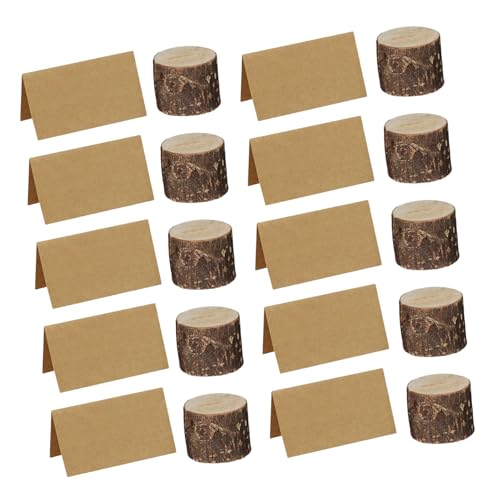 DIYEAH 26 Sätze Rustikaler Holz Memohalter mit Tischkarten Baumstumpf Klammer Stabiler Notizhalter für Hochzeit Partydekoration Schreibtisch und Veranstaltungsdekoration DIYEAH 26 Sätze Rustikaler Holz Memohalter mit Tischkarten Baumstumpf Klammer Stabiler Notizhalter für Hochzeit Partydekoration Schreibtisch und Veranstaltungsdekoration von DIYEAH