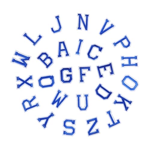 DIYEAH 26 Stück Teiliges Bügelbuchstaben Aufnäher Buchstaben in Dunkelblau zum Aufbügeln für Kleidung Rucksack Jeans DIY Reparatur und Verzierung von Textilien DIYEAH 26 Stück Teiliges Bügelbuchstaben Aufnäher Buchstaben in Dunkelblau zum Aufbügeln für Kleidung Rucksack Jeans DIY Reparatur und Verzierung von Textilien von DIYEAH