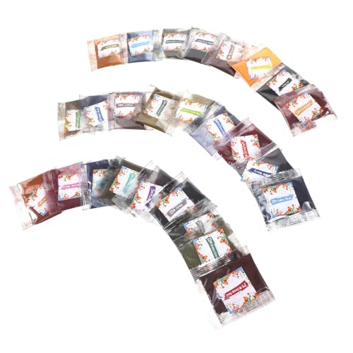 DIYEAH 26 Stück Teiliges Diy Tie Dye Pigmentset Farbenfrohes Färbepulver für Stoffe Kleidung und Hüte und Leicht Anzuwenden für Projekte mit Familie und Freunden von DIYEAH