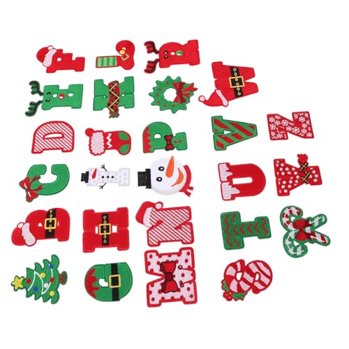 DIYEAH 26 Stück Teiliges Weihnachts Bügelbild Bestickte Buchstaben Aufnäher zum Aufbügeln Diy Applikationen für Kleidung Reparatur Jeans Jacken Rucksäcke Vielseitige Weihnachtsdeko DIYEAH 26 Stück Teiliges Weihnachts Bügelbild Bestickte Buchstaben Aufnäher zum Aufbügeln Diy Applikationen für Kleidung Reparatur Jeans Jacken Rucksäcke Vielseitige Weihnachtsdeko von DIYEAH