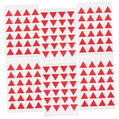 DIYEAH 288 Stück Rote Fahnenaufkleber Etikett Vinyl Schild Farben Name Farbig Aufkleber Für Dateiordner Indikatoraufkleber Aufkleber Beachten Aufkleber Markieren Codierte Aufkleber Papier von DIYEAH