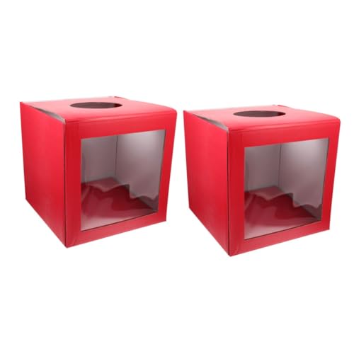 DIYEAH 2Er-Packung -Box Tombolaboxen mit Schlitz Slot Spendenboxen für Fundraising groß Zeichnung Partydekoration rätselbox gewinnspiele Wahlurnen Briefkasten aus Pappe Papier rot DIYEAH 2Er-Packung -Box Tombolaboxen mit Schlitz Slot Spendenboxen für Fundraising groß Zeichnung Partydekoration rätselbox gewinnspiele Wahlurnen Briefkasten aus Pappe Papier rot von DIYEAH