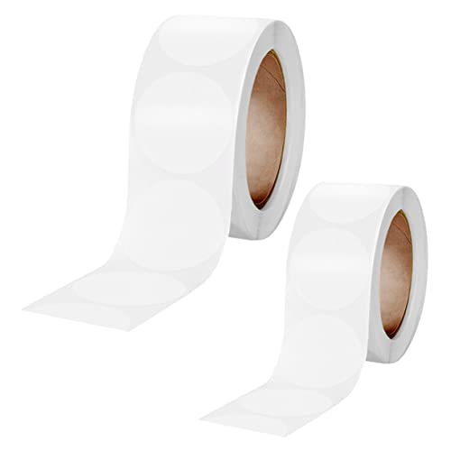 DIYEAH 2Rollen Runde Transparente Dichtungsaufkleber für Geschenksiegel und Verpackung Selbstklebend Robust und Vielseitig Einsetzbar von DIYEAH