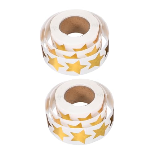 DIYEAH 2Rollen Selbstklebende Sternaufkleber Glitzernde Sticker für Belohnungen Dekoration und Bastelarbeiten Aufkleber pro für Schule und Partys DIYEAH 2Rollen Selbstklebende Sternaufkleber Glitzernde Sticker für Belohnungen Dekoration und Bastelarbeiten Aufkleber pro für Schule und Partys von DIYEAH
